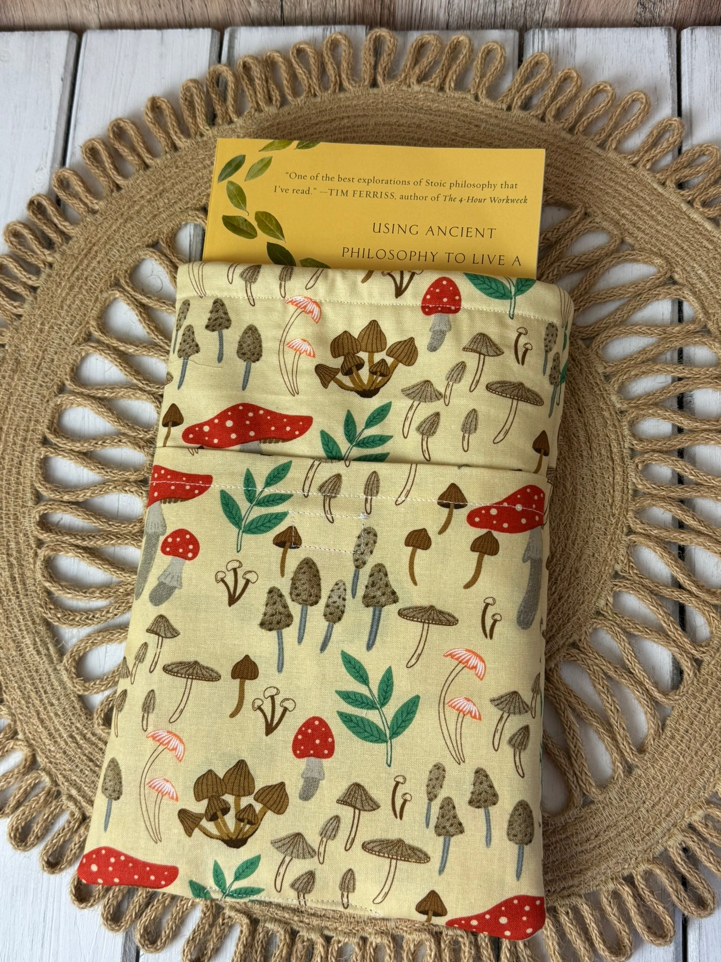 Cottagecore Mushroom Book Cover