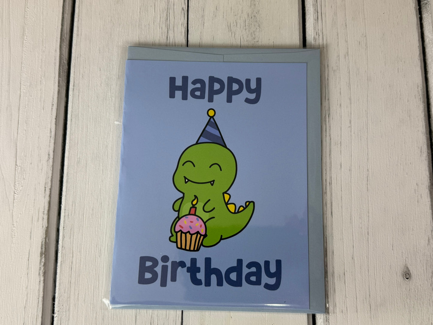Dinosaur Birthday Greeting Card