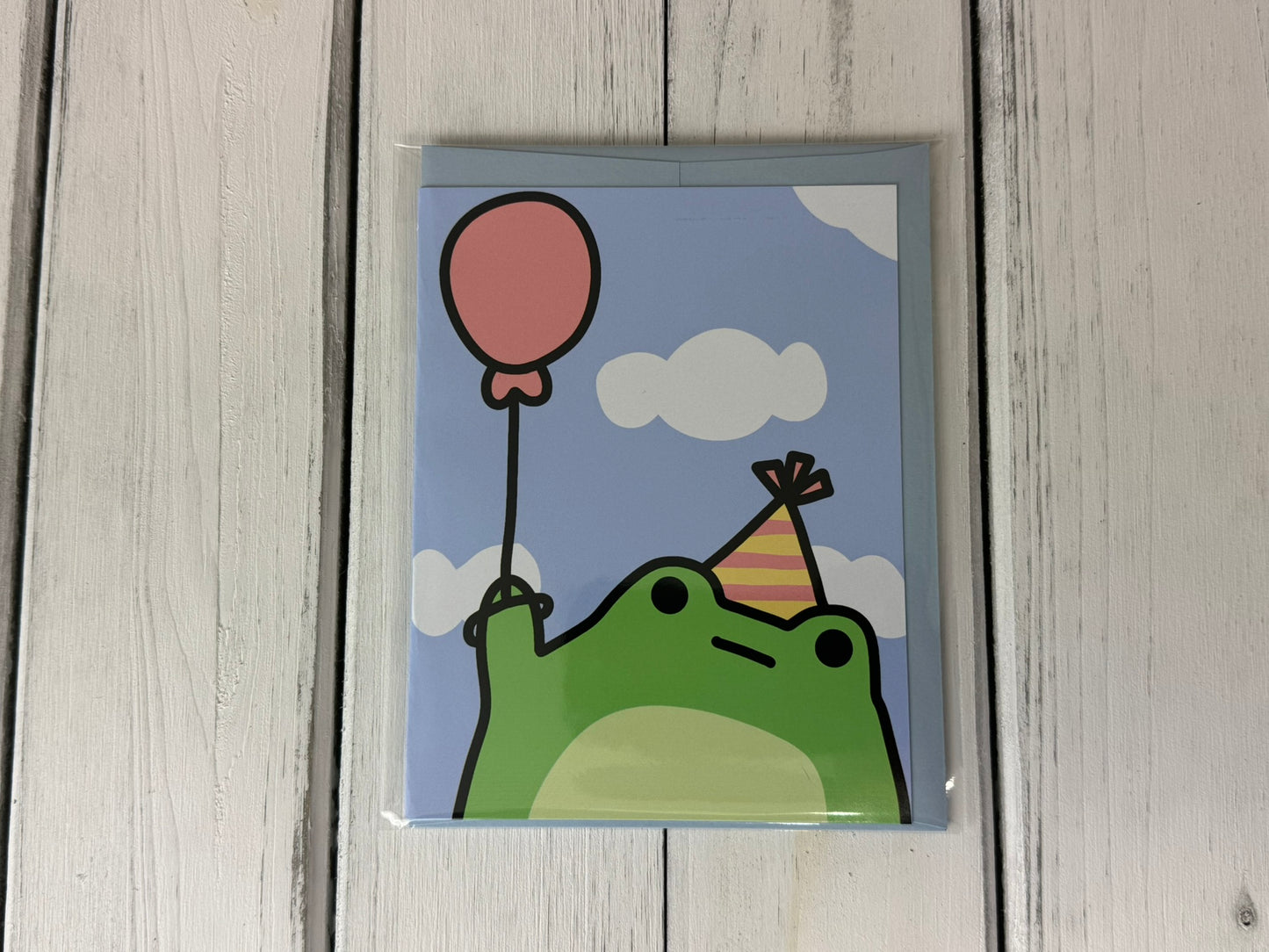 Happy Birthday Frog Greeting Card
