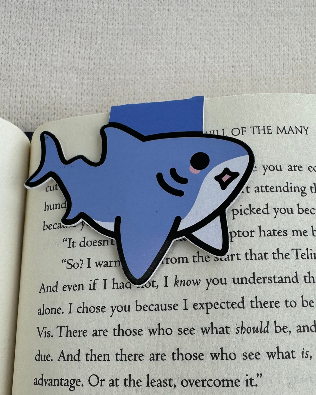 Sharky Magnetic Bookmark