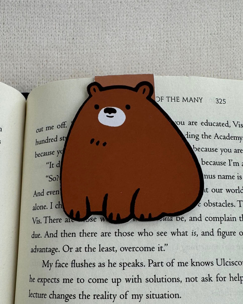 Brown Bear Magnetic Bookmark