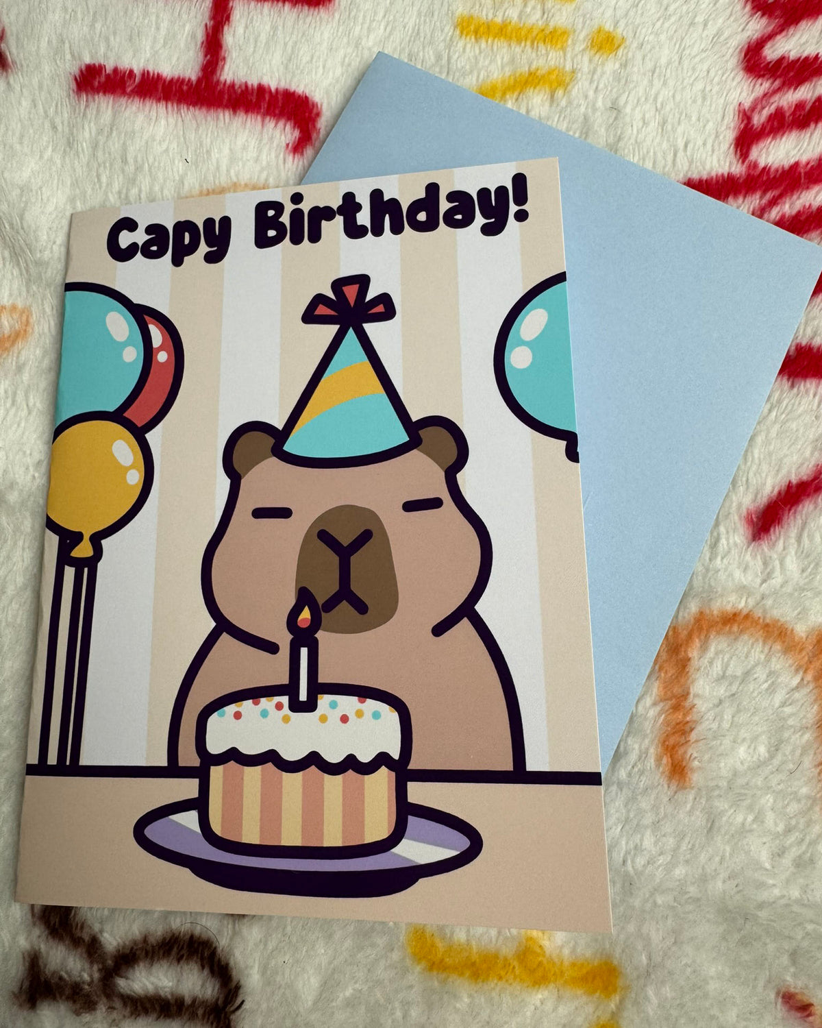 Capy Birthday Greeting Card