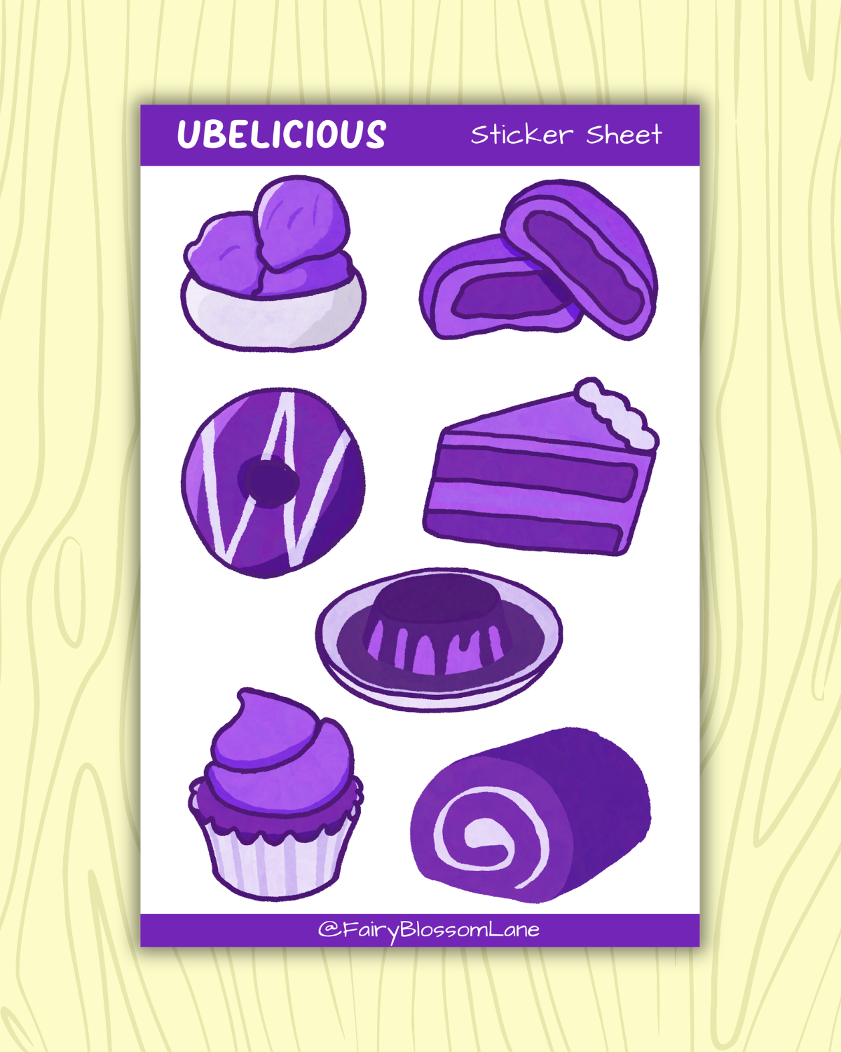 Ubelicious Sticker Sheet