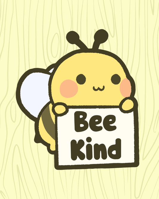 Bee Kind Vinyl Sticker