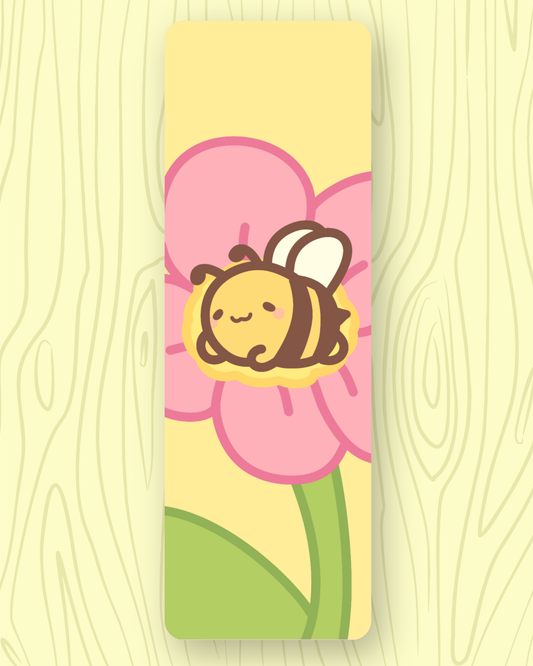 Bee on Flower Bookmark