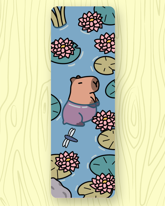 Capybara Pond Bookmark