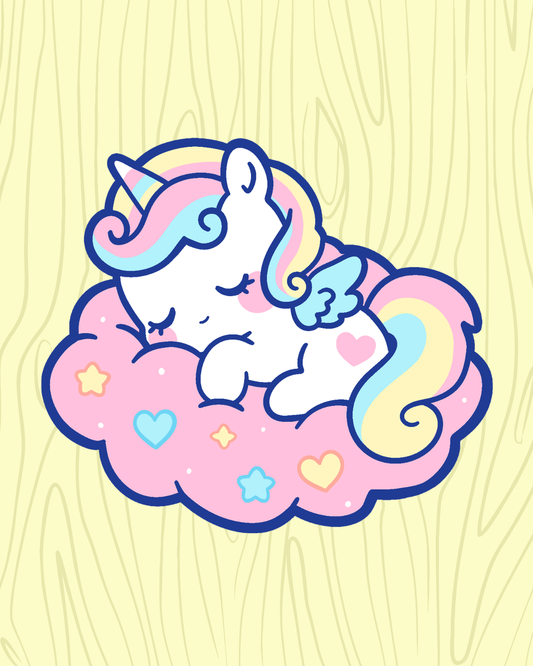 Unicorn Dreams Vinyl Sticker