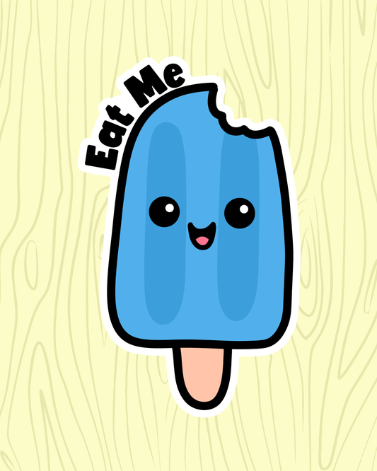 Eat Me Popsicle Vinyl Sticker