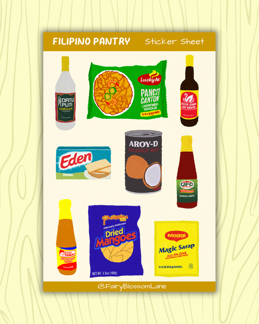 Filipino Pantry Sticker Sheet