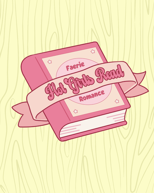 Hot Girls Read Vinyl Sticker