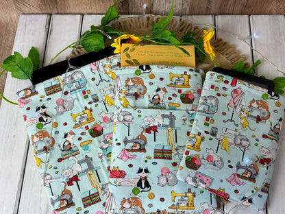 Sewing Cats Book Sleeve