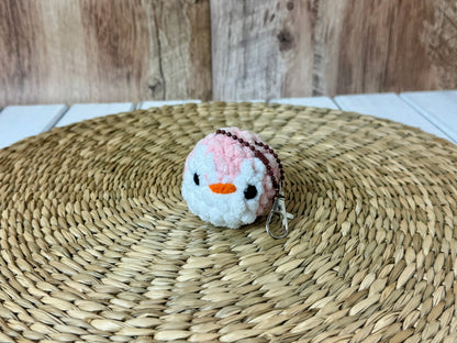 Penguin Crochet Plush Keychain