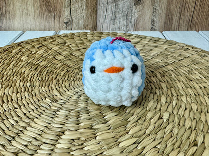 Penguin Crochet Plush Keychain