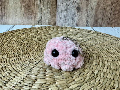 Squid Crochet Plush Keychain