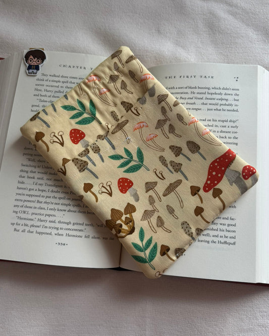 Cottagecore Mushroom Book Sleeve