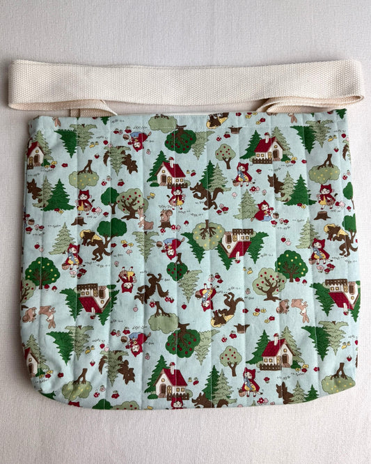 Red Riding Hood Quilted Tote Bag