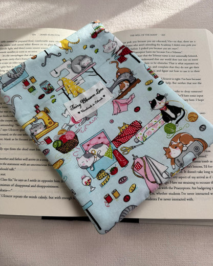 Sewing Cats Book Sleeve