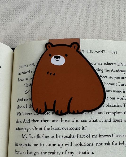 Brown Bear Magnetic Bookmark