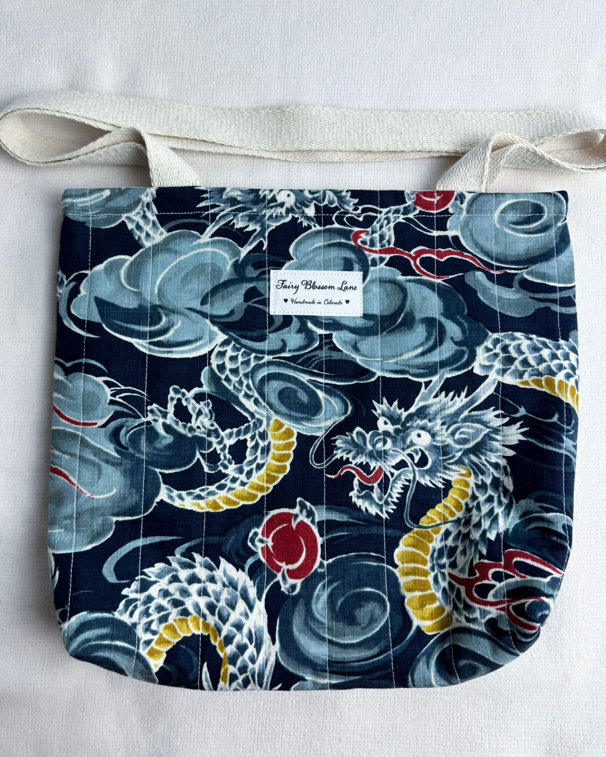 Chinese Dragon Tote Bag