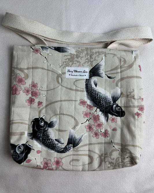 Koi Fish Tote Bag
