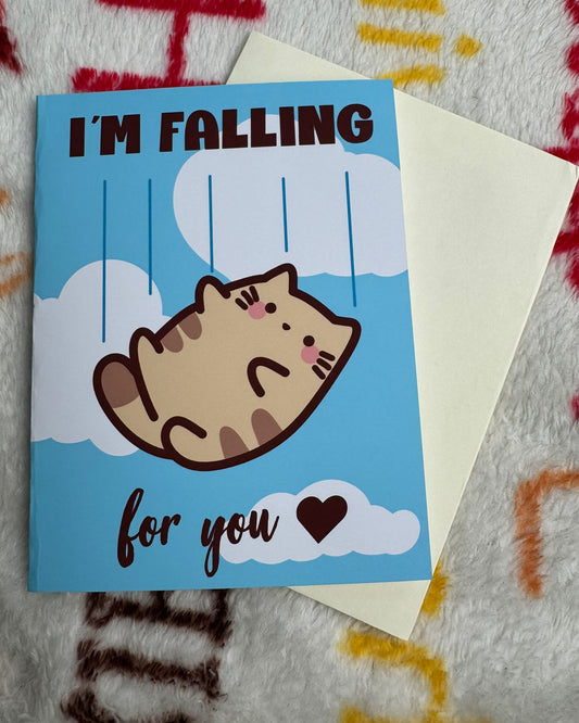 Falling For You Greeting Card