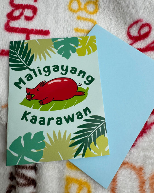 Maligayang Kaarawan Lechon Greeting Card