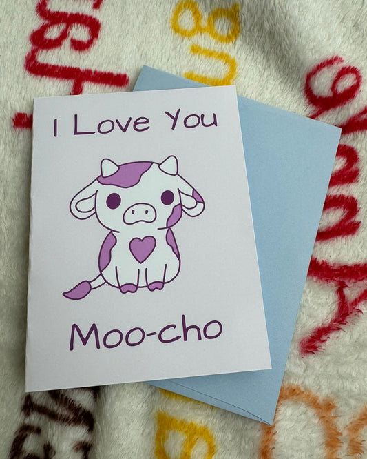 Love You Moo-Cho Greeting Card