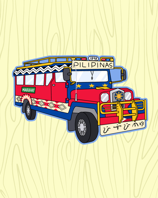 Jeepney Vinyl Sticker